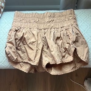 FP movement Low Rise The Way Home Shorts Tan/Peach Size XS